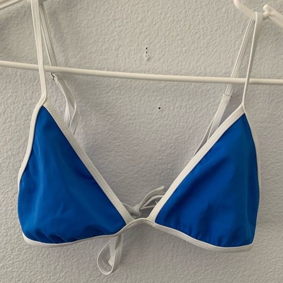 PacSun Other - LA Hearts Blue Cape Contrast Triangle Bikini Top